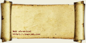 Isidora Zakić vizit kartica